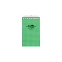 【リヒトラブ】ツイストノート AQUA DROPs６黄緑 メモサイズ ８穴  N1661-6