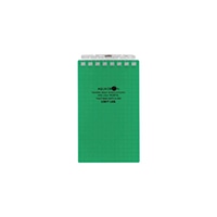 【リヒトラブ】ツイストノート AQUA DROPs７緑 メモサイズ ８穴  N1661-7