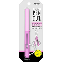 【レイメイ】 ペン型ハサミ ペンカット ペン型 ピンク SH721P