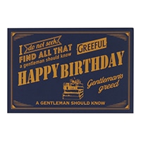 #Greeful グリーティングカード Greefulグリーティングカード M  HAPPY BIRTHDAY   ネイビー GR644769