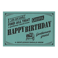 #Greeful グリーティングカード Greefulグリーティングカード M  HAPPY BIRTHDAY   ライトブルー GR644776